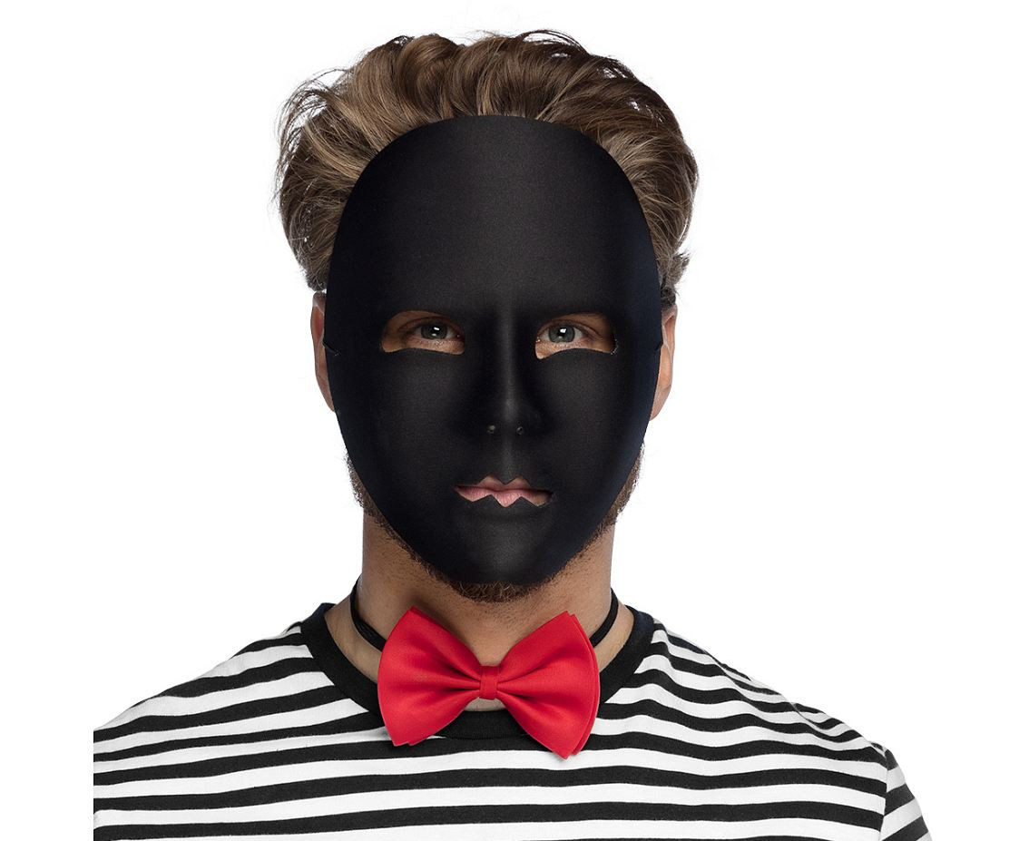 Face mask Mime black