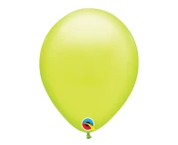 Balloons Anagram 5", RND QX chartreuse, 100pcs EOL