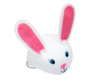 White Bunny Hat, pink ears