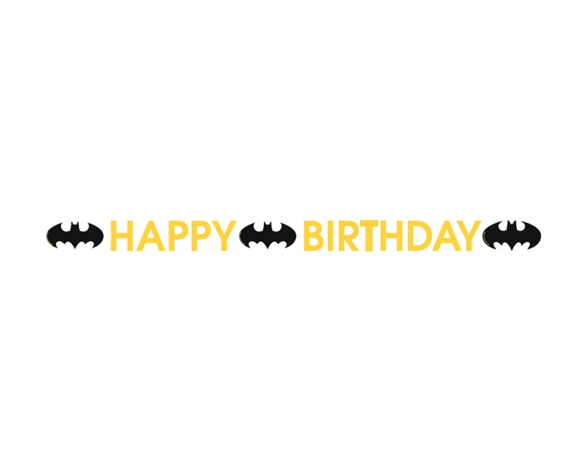 Paper Banner Batman 180 x 11 cm EOL