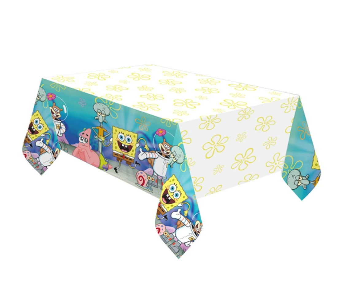 Paper table cloth SpongeBob, 120 x 180 cm EOL