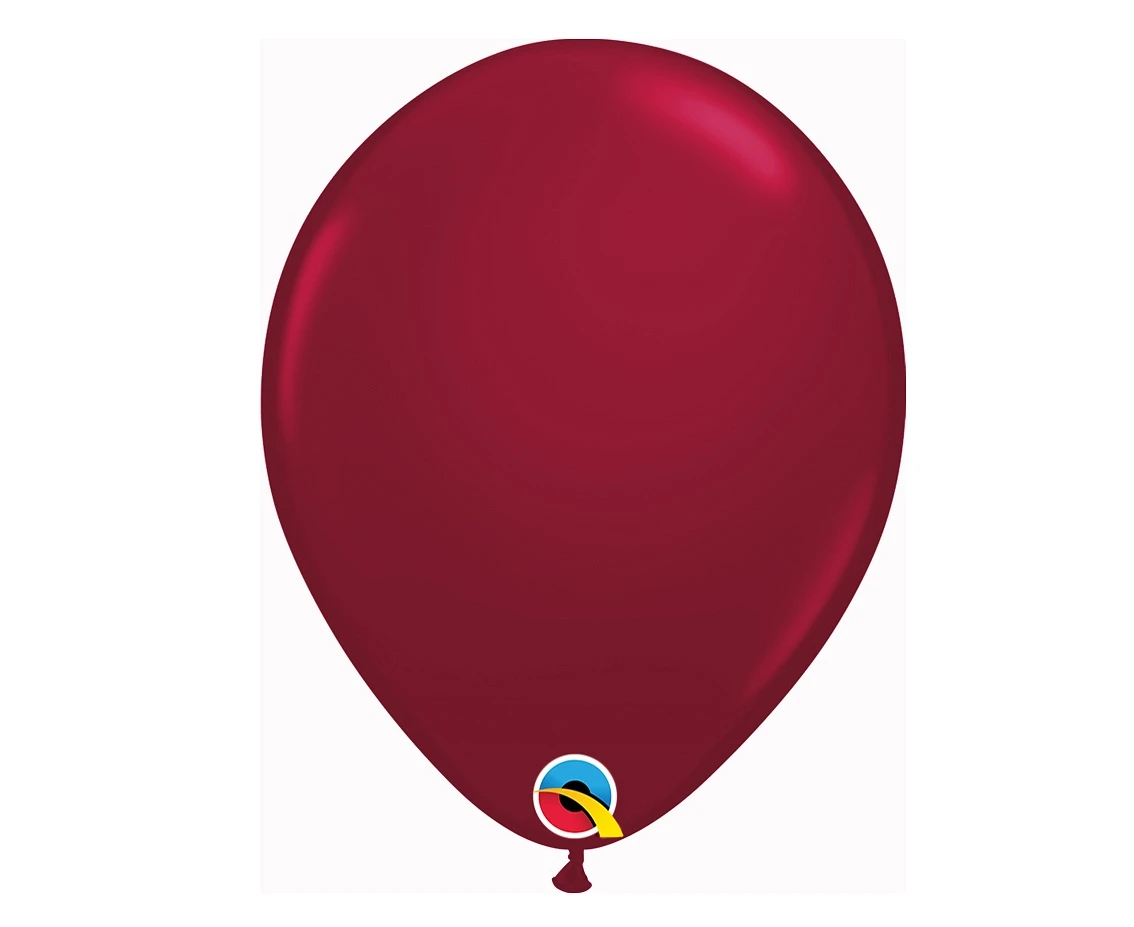 Balloons Anagram 11", QL RND, latex cranberry, 100pcs EOL
