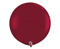Balloon 36" QL RND, cranberry /2pcs
