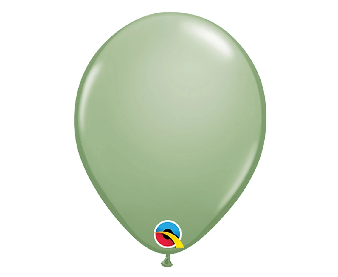 Balloons Anagram 5", QL RND, cactus, 100pcs EOL