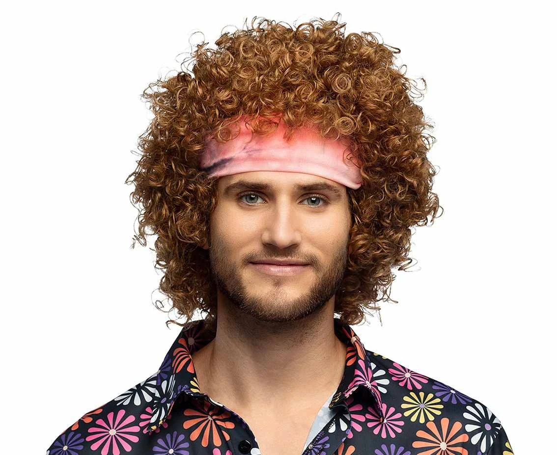 Wig Hippie groove with headband