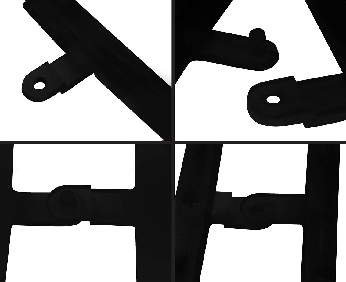 Decorative champagne panel, black background type B, 30x30 cm / 100 squares