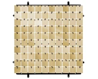 Decorative champagne panel, black background type B, 30x30 cm / 100 squares