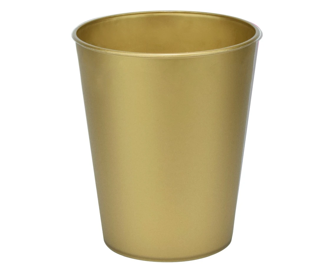 Reusable Party cup Gold Decorata Party, 250 ml, 1 pc EOL