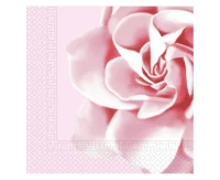 Paper napkins Pink Rose Decorata Party, rozm. 33x33 cm, 20 pcs