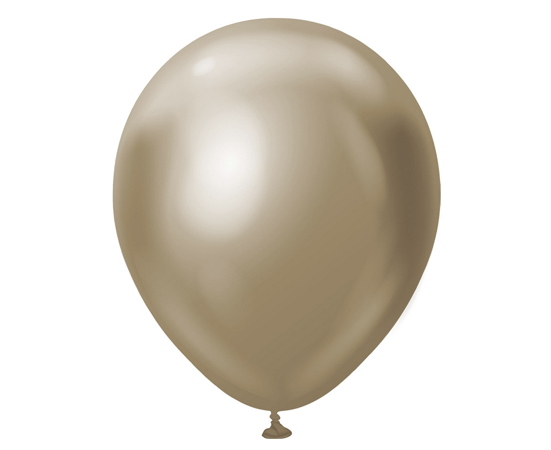 Balloons B&C 18", platinum champagne, 5pcs