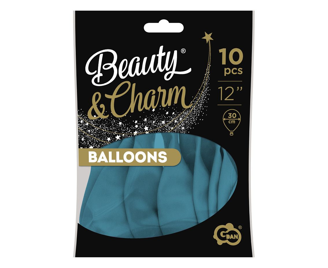 Balloons B&C 12", ocean blue, 10pcs