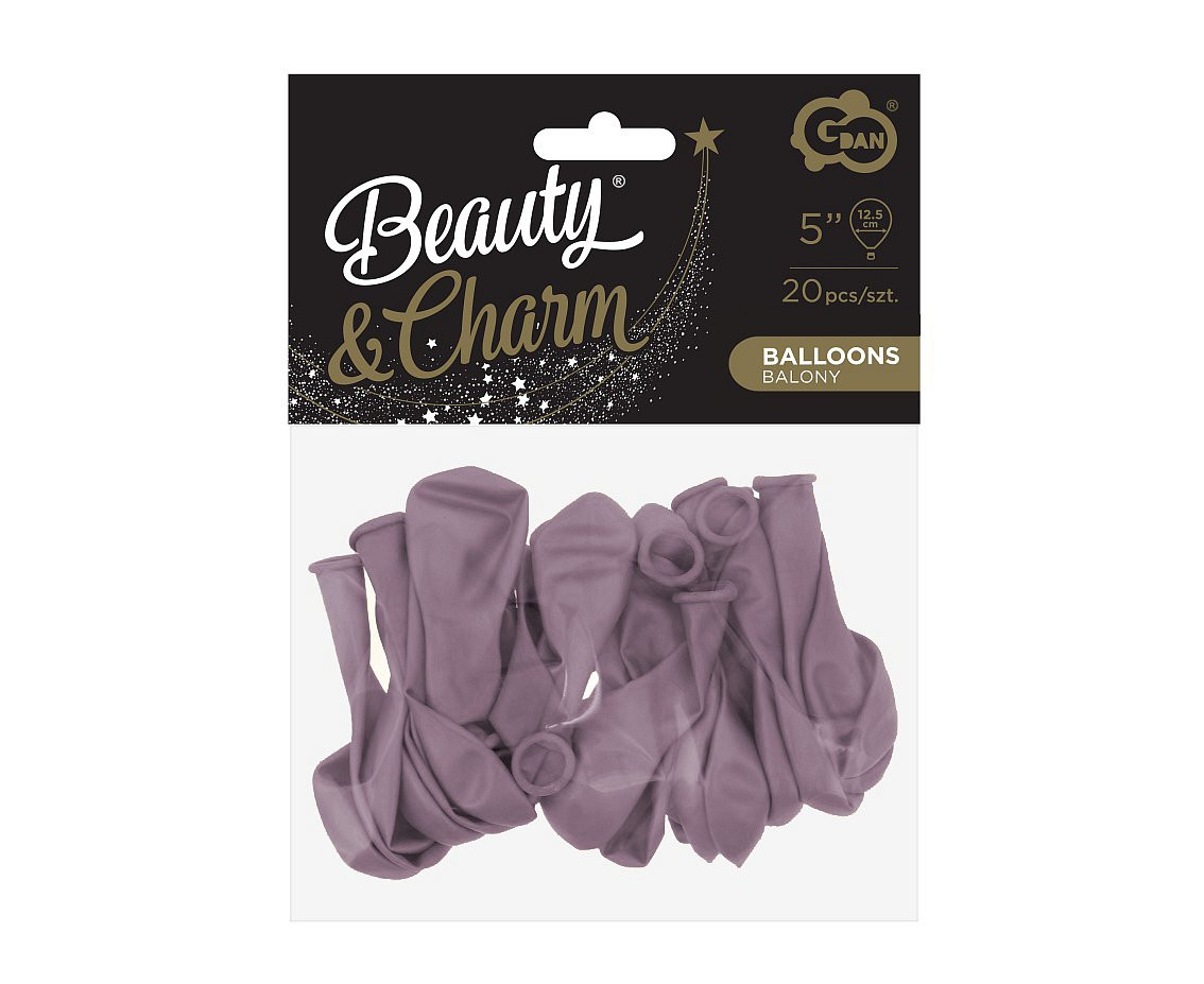 Balloons B&C 5", pastel canyon rose, 20pcs