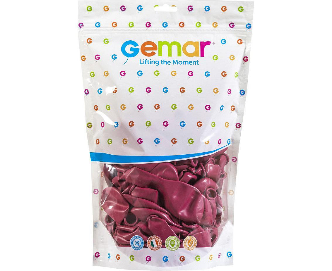 Balloons Gemar 13", pastel vino, 50pcs