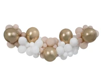 Balloons Gemar, diy garland balloon white-champagne-latte, 65pcs