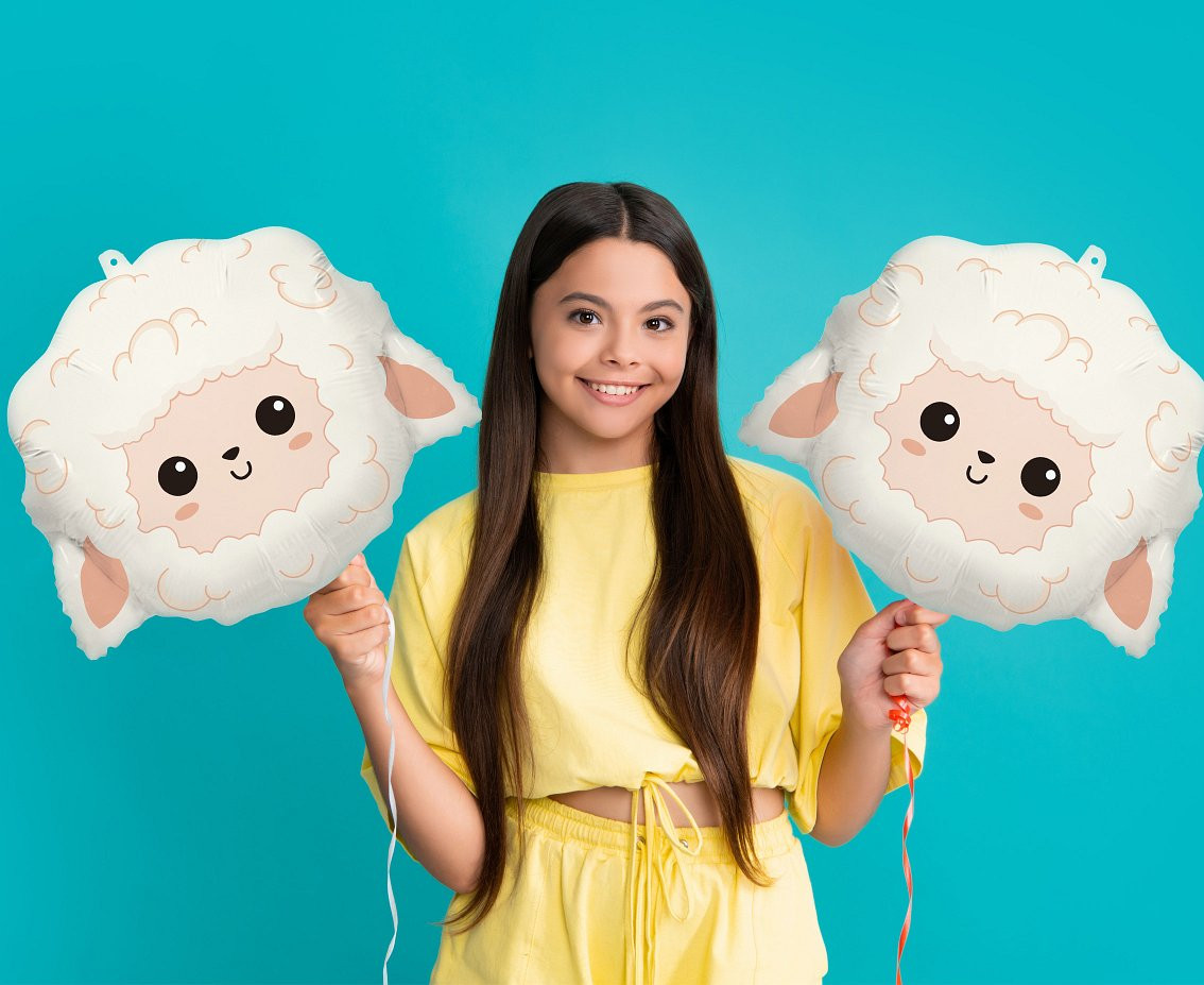 Foil balloon Sheep, 43 x 36 cm (head)