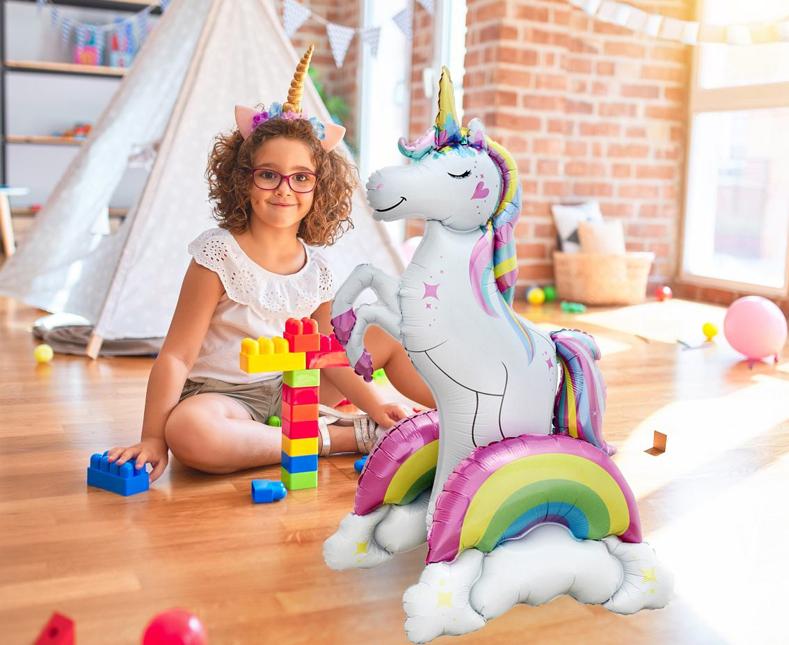 Foil balloon Unicorn 3D, 94 x 52 x43 cm, 1 pc