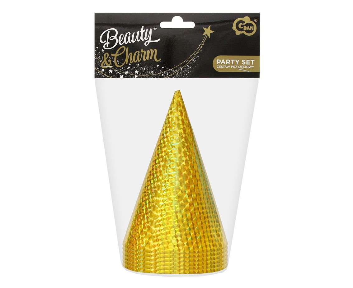Holo Caps Gold, 6pcs