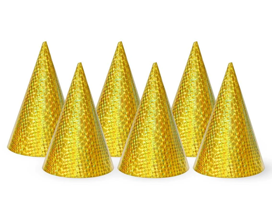 Holo Caps Gold, 6pcs