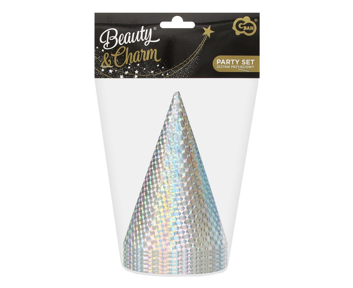 Holo Caps silver, 6 pcs