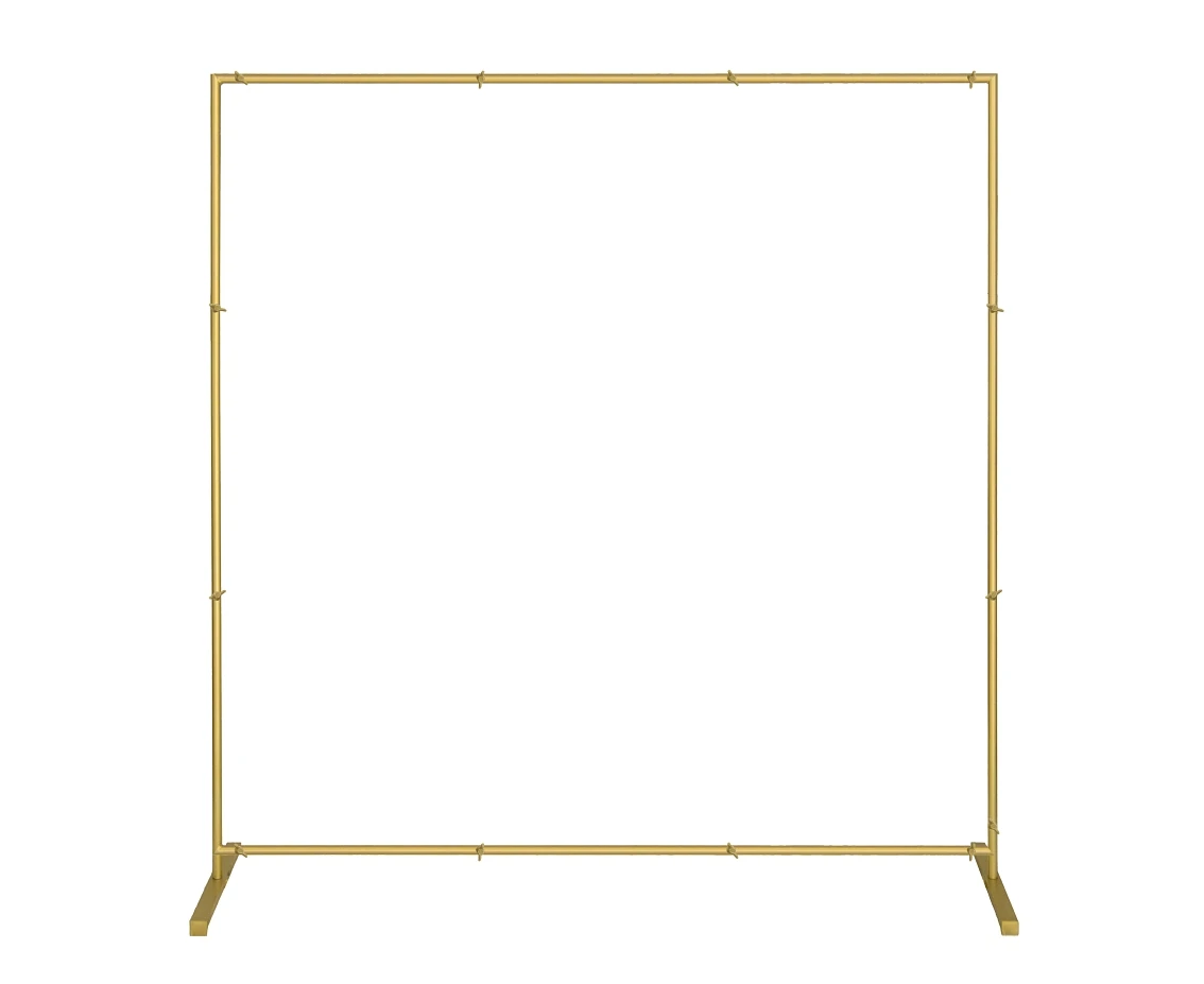 Square frame , gold , 210 x 210 cm