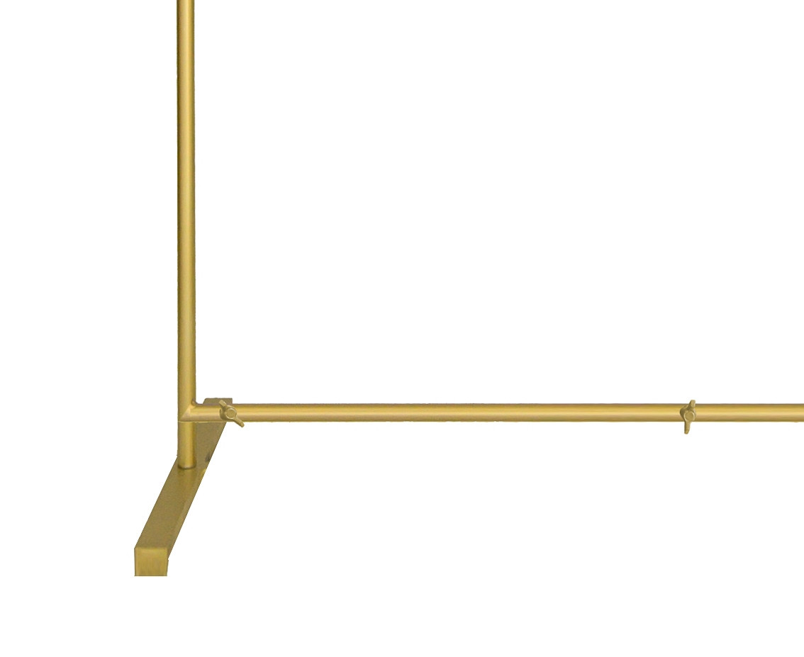 Square frame , gold , 210 x 210 cm