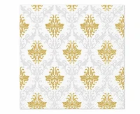 PAW Paper napkins Royal Ornament silver, 20 pcs