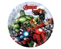 8 Paper plates 20cm  Avengers infinity stones next Generation Disney EOL