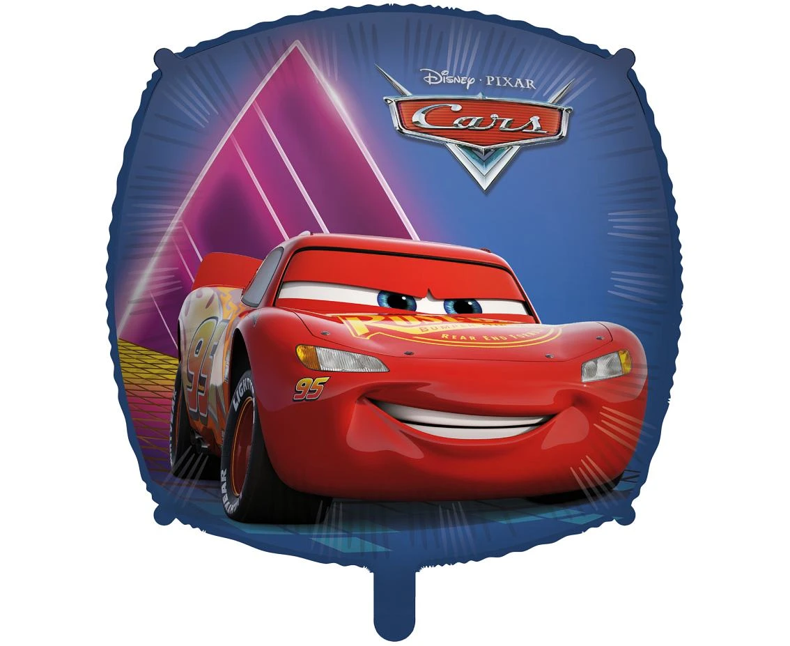 Foil Balloon Square Cars Disney, 46cm , 1 pc