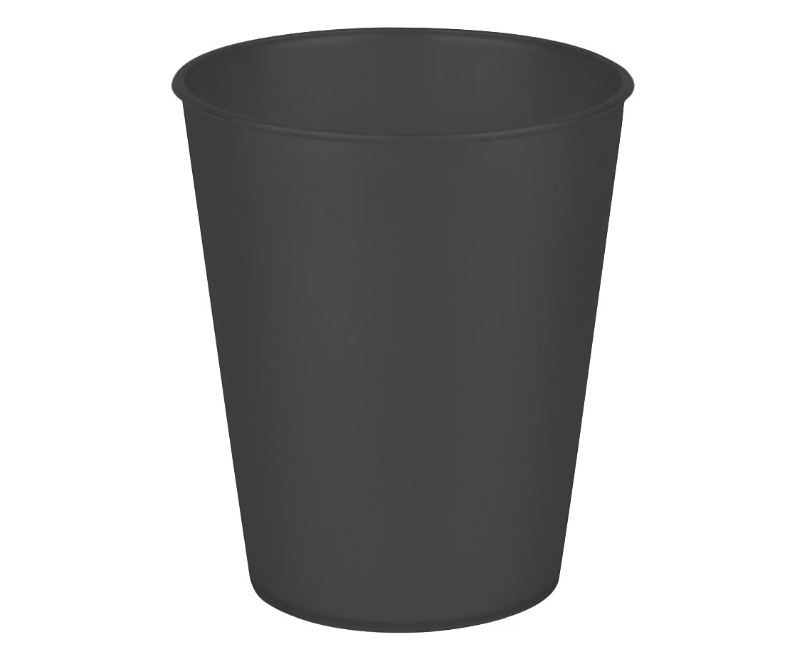 Reusable cup 250ml Black Decorata party, 1pc