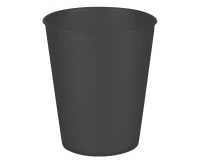 Reusable cup 250ml Black Decorata party, 1pc