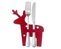 Cutlery holder Reindeer, 14,5x18cm, 4pcs