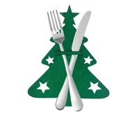Cutlery holder Christmas tree, 16,5x20,5cm, 4pcs