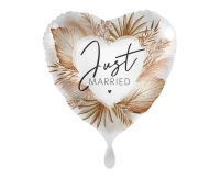 Foil Balloons lBoho Dream Just Married S40,45 cm packed EOL