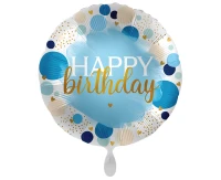 Foil Balloon Lucky Birthday S40,45 cm packed EOL