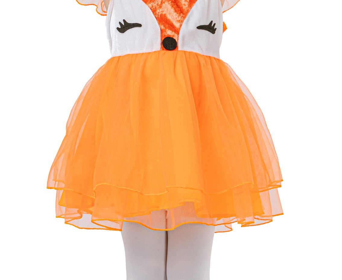 Fox role-play set for kids (dress, headband), size 92/104 cm