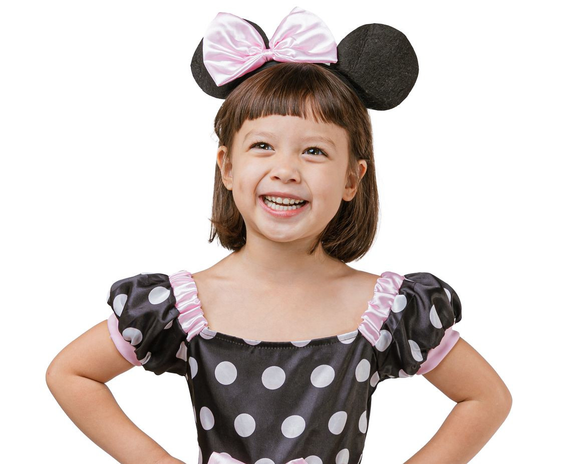 Mouse Girl role-play set for kids (headband, dress), size 92/104 cm