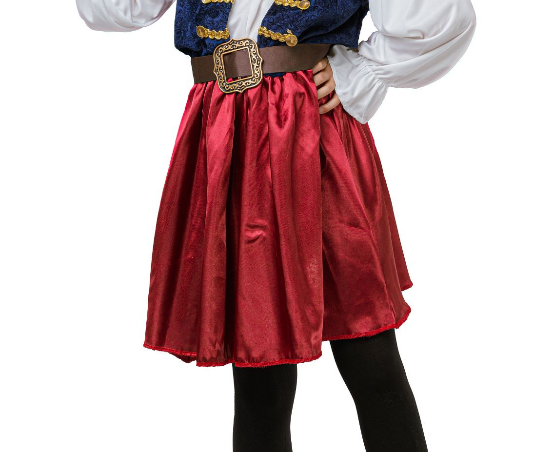 Elegant Pirate role-play set for kids ( hat, dress, belt), size 120/130 cm