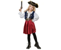 Elegant Pirate role-play set for kids ( hat, dress, belt), size 120/130 cm
