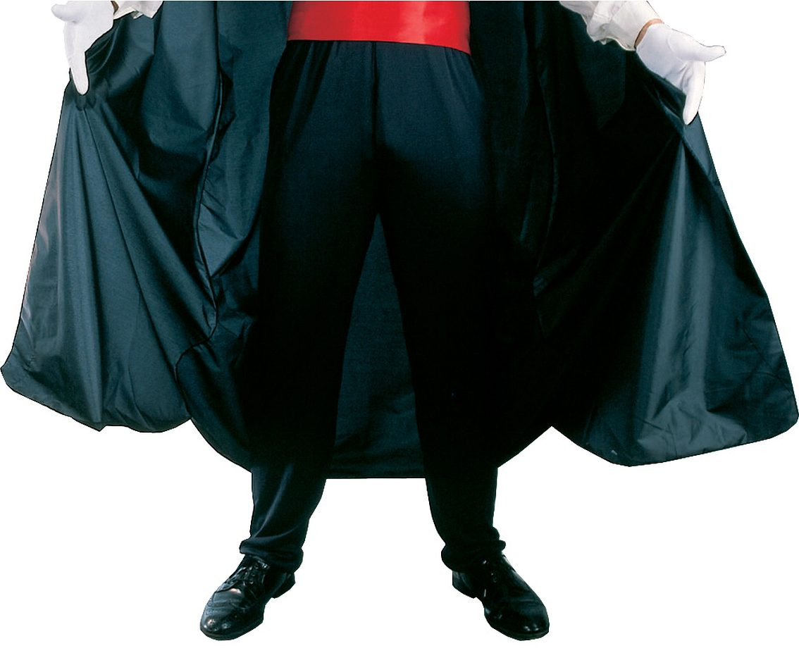 Costume for adult Gothic Vampire (cape with collar), one size