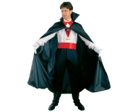 Costume for adult Gothic Vampire (cape with collar), one size