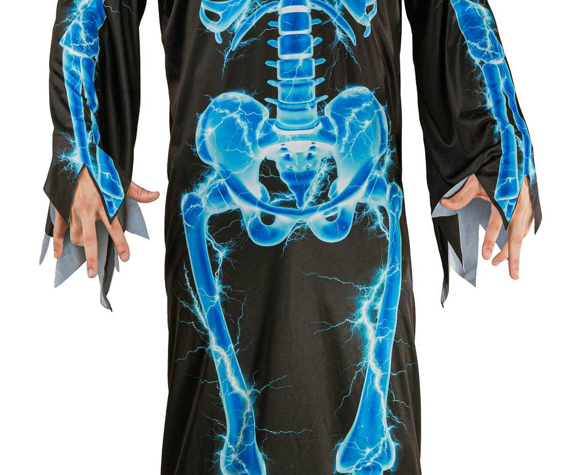 Grim Skeleton costume for adult (hooded robe), one size