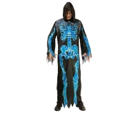 Grim Skeleton costume for adult (hooded robe), one size
