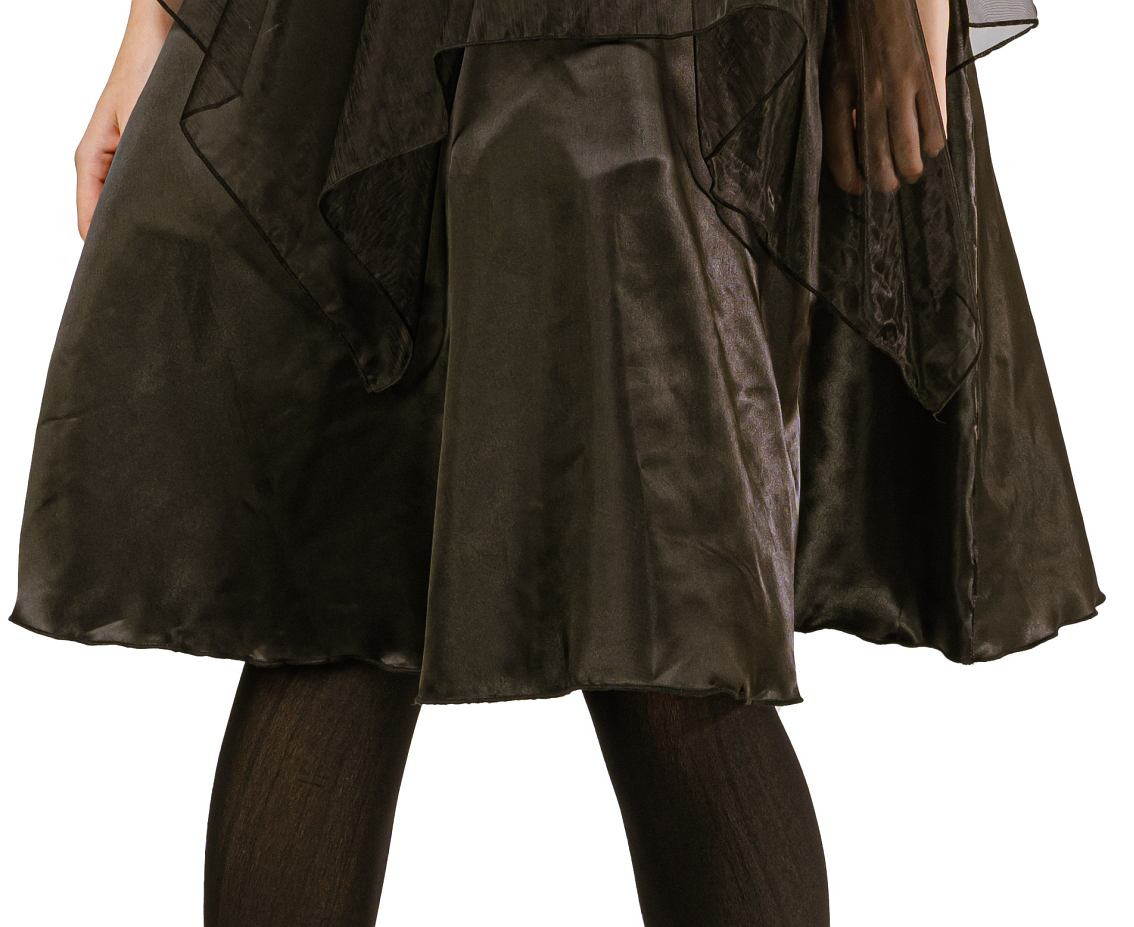 Gothic Prom role-play set for adult (black dress with belt), size S