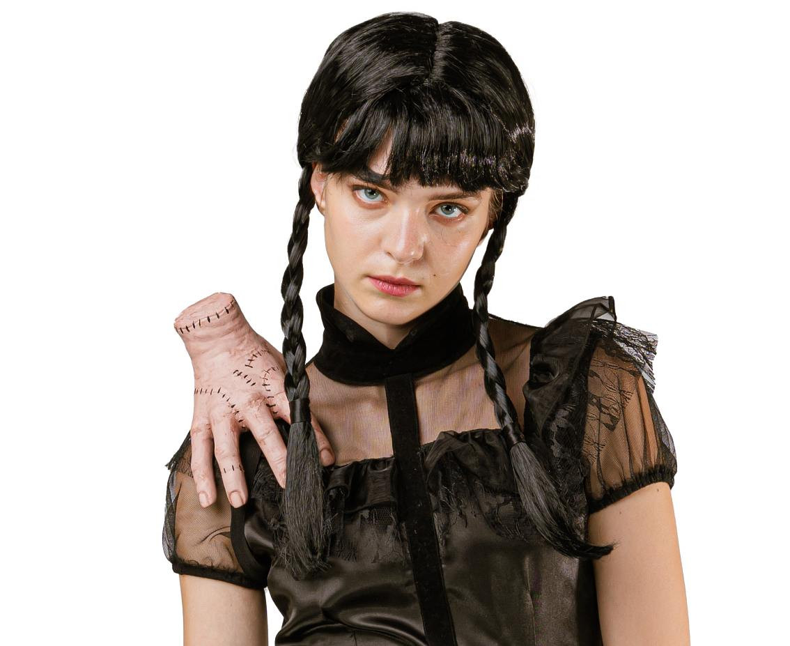 Gothic Prom role-play set for adult (black dress with belt), size M