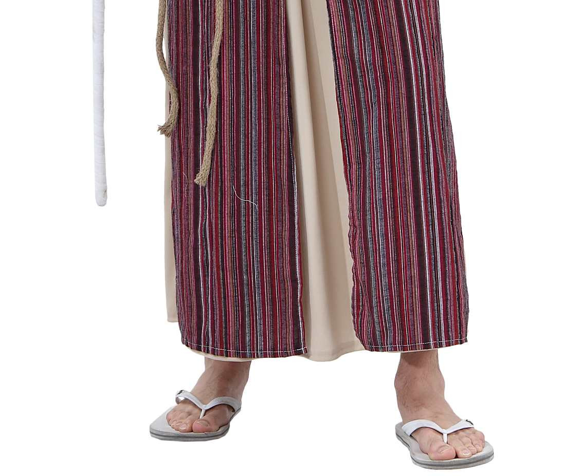 Shepherd role-play set for adult (robe, headpiece, belt), one size