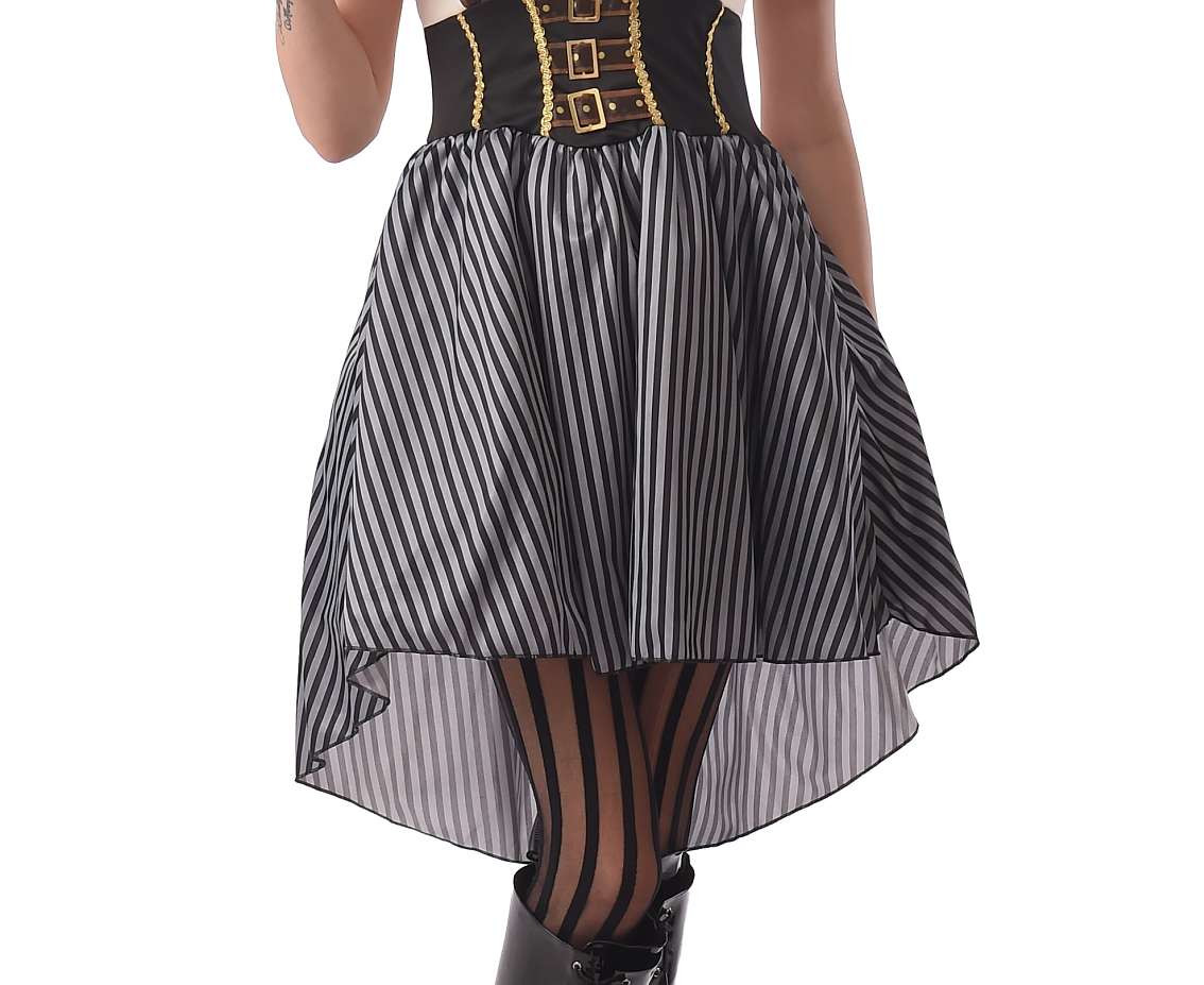 Role play-set Steampunk Lady (necklace, goggles, dress), size L EOL