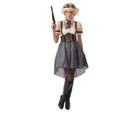 Role play-set Steampunk Lady (necklace, goggles, dress), size L EOL