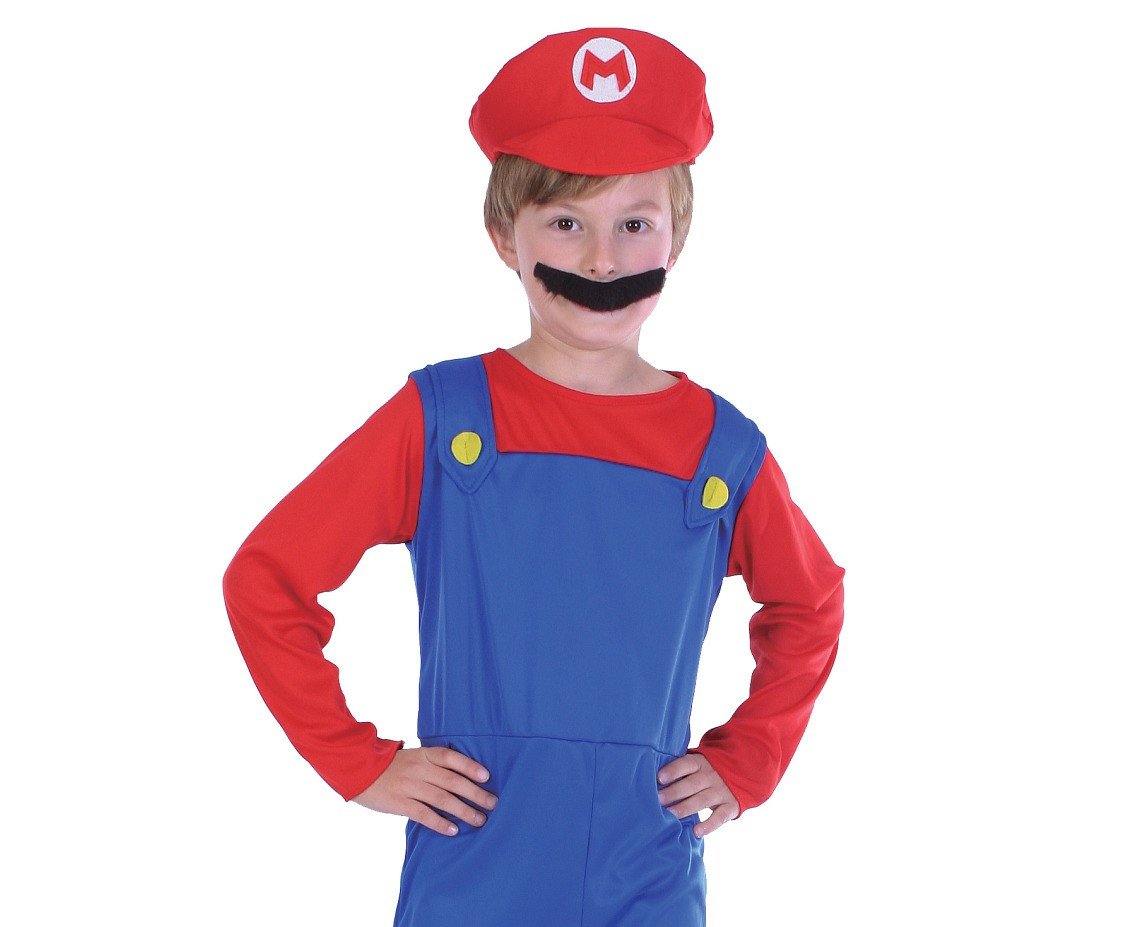 Happy Plumber role-play set for kids (jumpsuit, hat), size 130/140 cm