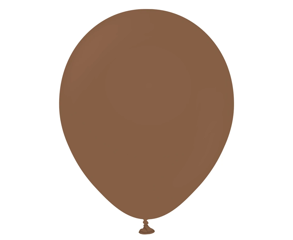 Balloons B&C 5", pastel brown 13cm, 20pcs