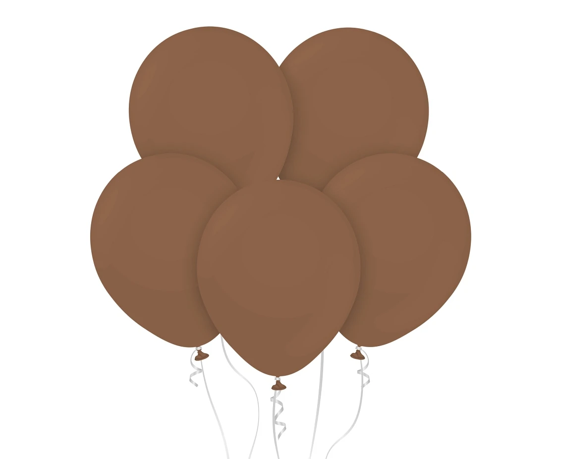 Balloons B&C 12", brown pastel 30 cm, 50pcs